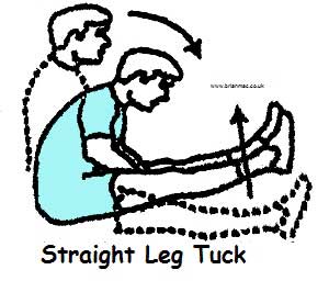 Straight leg tuck